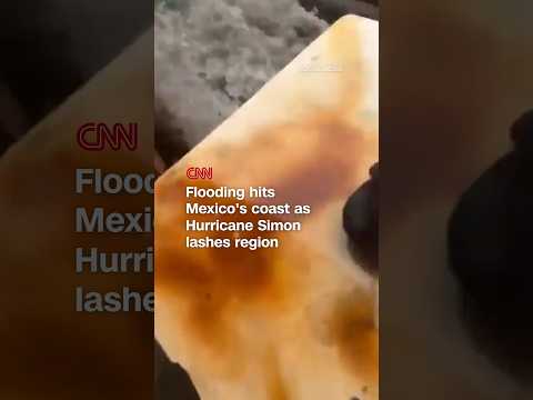 Flooding hits Mexico’s coast as Hurricane Simon lashes region