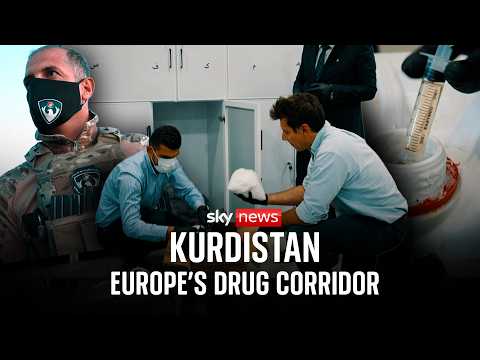 Kurdish forces step up efforts to prevent the region being used as a corridor for narcotics