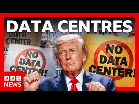 Trump says you ‘can’t fight’ data centres – but many are | BBC News