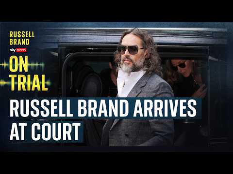 Russell Brand, the defendant arrives at court | Episode 1