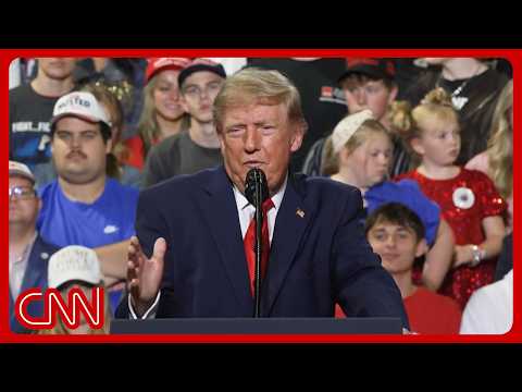 Trump speaks at a rally in Youngstown, OH ahead of the midterms