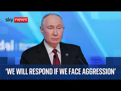 Putin says nations supplying weapons to Ukraine ‘a threat’ to Russia