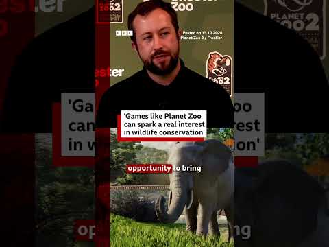 ‘Games like Planet Zoo 2 can spark interest in wildlife conservation.’ #PlanetZoo #Gaming #BBCNews
