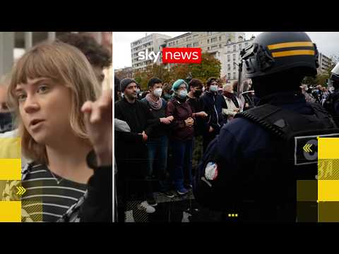 Greta Thunberg attends protests in France over school conditions