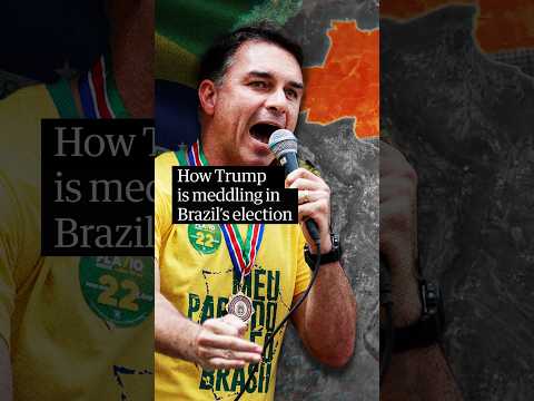 How Trump is meddling in Brazil’s election