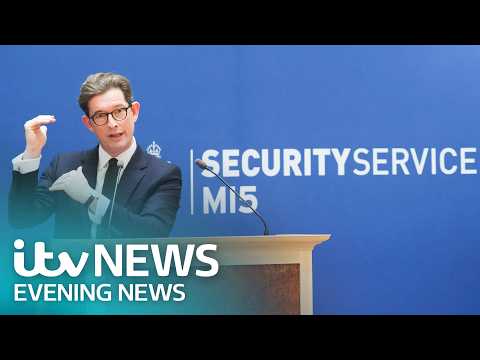 AI could give terrorists access to bioweapons, MI5 chief says – Watch ITV Evening News LIVE