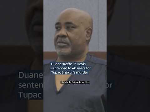 Duane ‘Keffe D’ Davis jailed for 40 years over Tupac’s murder #tupac #2pac