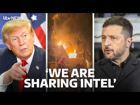 President Trump insists US is sharing intel after Zelenskyy’s ballistic missile criticism