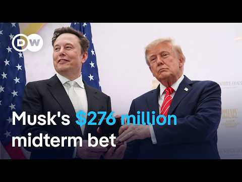 World’s richest man Elon Musk spends big to stop Donald Trump becoming lame-duck president | DW News