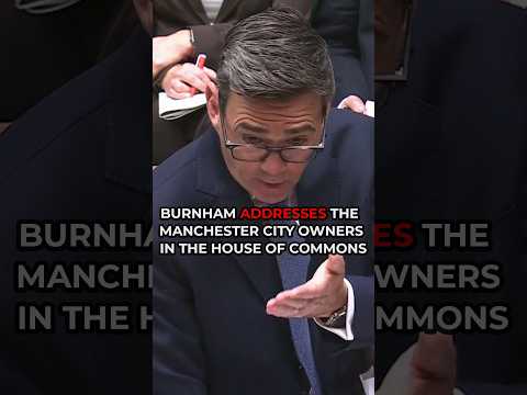 Andy Burnham CONFRONTED about his RELATIONSHIP with Manchester City’s owners