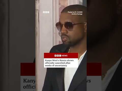 Kanye West’s Russia shows officially cancelled after weeks of uncertainty. #BBCNews