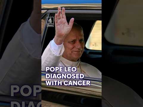 Pope Leo diagnosed with cancer #PopeLeo #Vatican