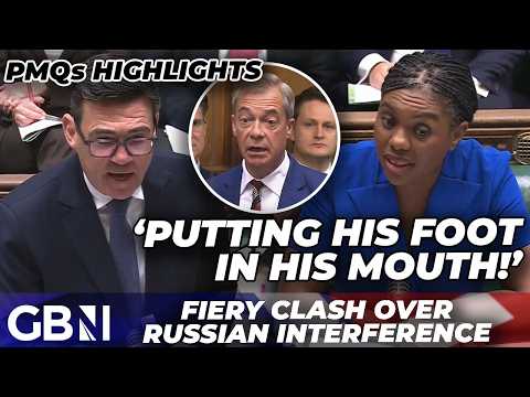 PMQs | Kemi Badenoch CALLS OUT Andy Burnham after MI5 intervention over Brexit and Russia