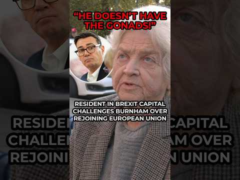 Andy Burnham “hasn’t got the GONADS” to visit Brexit capital