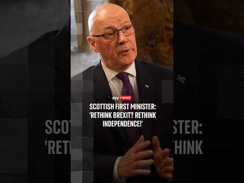 Scottish First Minister: ‘Rethink Brexit? Rethink independence!’