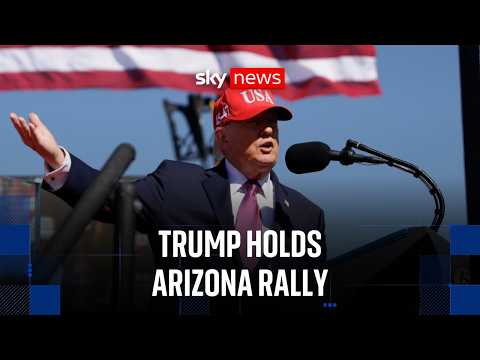 Trump speaks at Arizona rally ahead of midterms