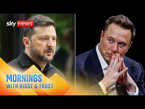 Zelenskyy says Ukrainians are dying after Starlink slowdown – but who’s to blame? | Mornings