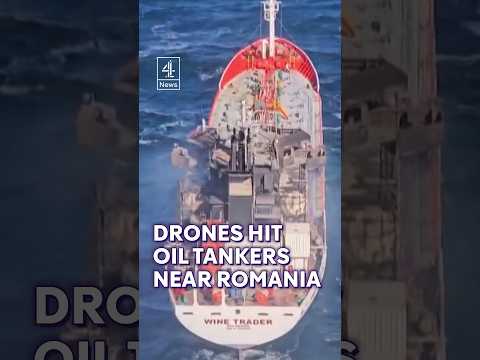 Seven missing after drones hit oil tankers near Romania #Romania #Drone #BlackSea #Tanker