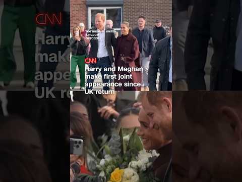 Harry and Meghan make first joint appearance since UK return