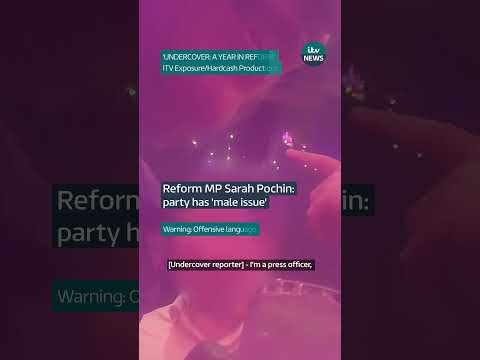 Reform MP Sarah Pochin: party has ‘male issue’