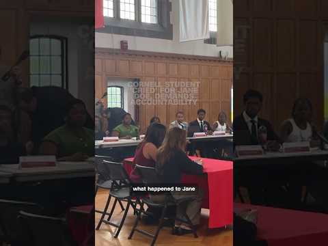 Cornell student ‘cried’ for Jane Doe, demands accountability