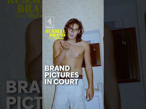 Pictures of Russell Brand before alleged rape shown in court
