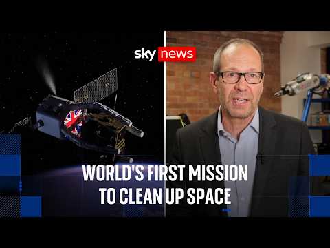 UK takes on world-first mission to clear up space rubbish