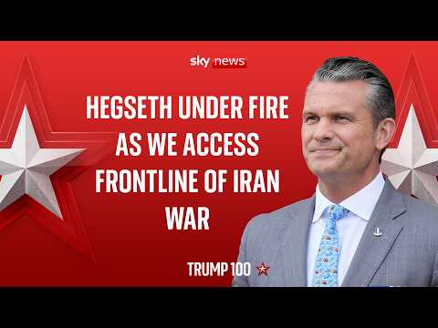 EXCLUSIVE ACCESS to the frontline of America’s war with Iran