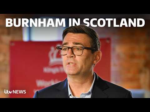Watch Andy Burnham give his first major speech in Scotland about devolving power from Holyrood