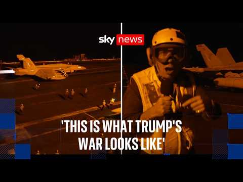 ‘This is what Trump’s war looks like close up’ – onboard the USS George Washington