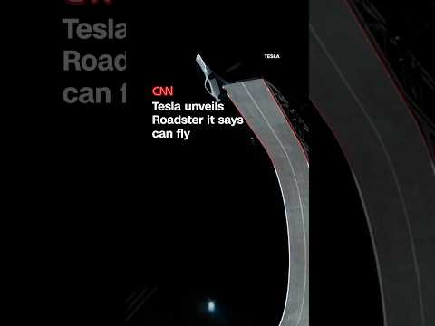Tesla unveils Roadster it says can fly