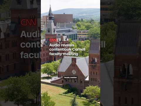 Audio reveals contentious Cornell faculty meeting