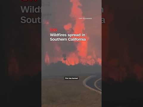 Wildfires spread in Southern California