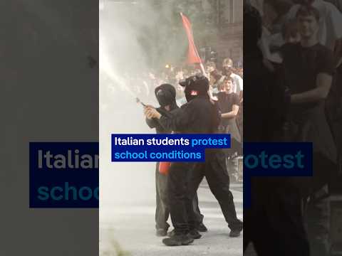 Italian students protest school conditions | DW NEWS
