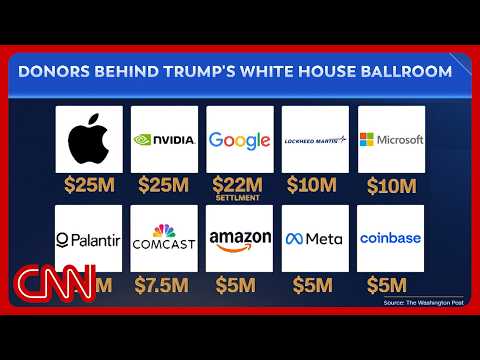 Wapo: Secret docs reveal donors behind Trump’s ballroom