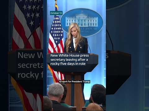 New White House press secretary leaving after a rocky five days in the role