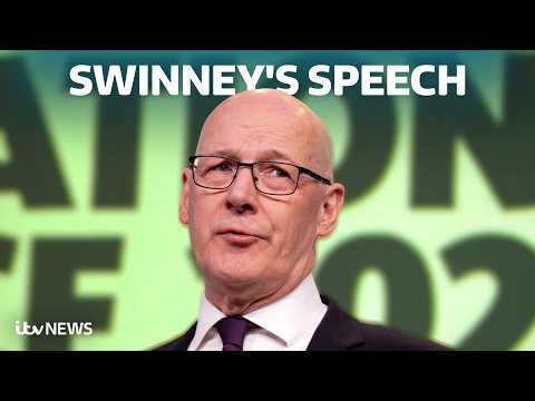 Watch LIVE: Scottish First Minister John Swinney delivers SNP conference’s closing speech