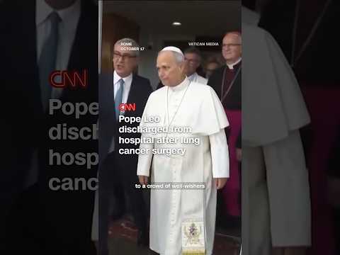 Pope Leo discharged from hospital after lung cancer surgery
