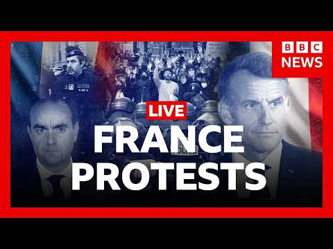 LIVE: Hundreds arrested across France with large-scale protest underway in Paris | BBC News