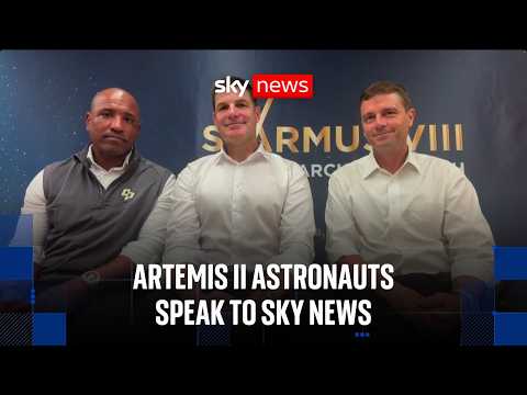 Artemis II astronauts awarded Stephen Hawking Medal in Tenerife after historic lunar flyby