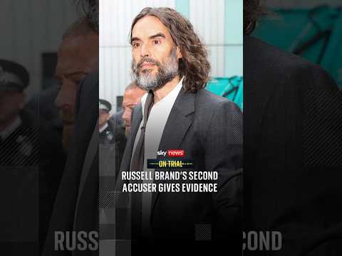Russell Brand’s second accuser gives evidence