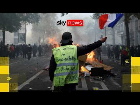 ‘Escalating violence’ in France as protesters clash with police over living costs