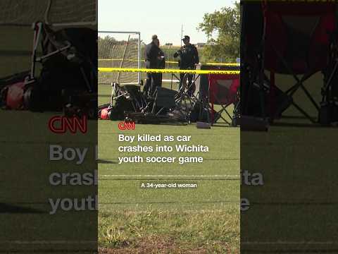 Boy killed as car crashes into Wichita youth soccer game