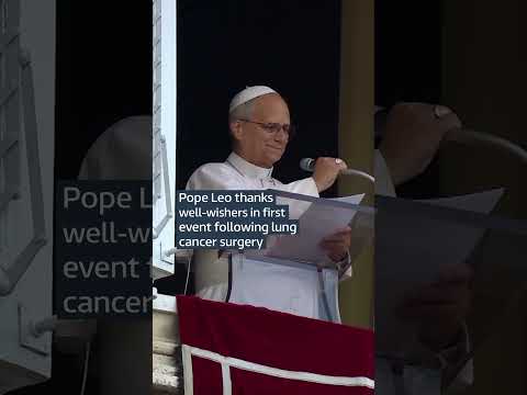 Pope Leo thanks well-wishers in first event following lung cancer surgery