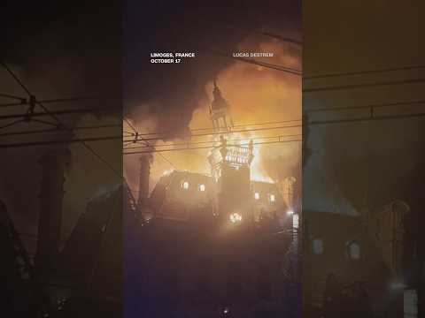 Buildings torched after protests descend into rioting across France