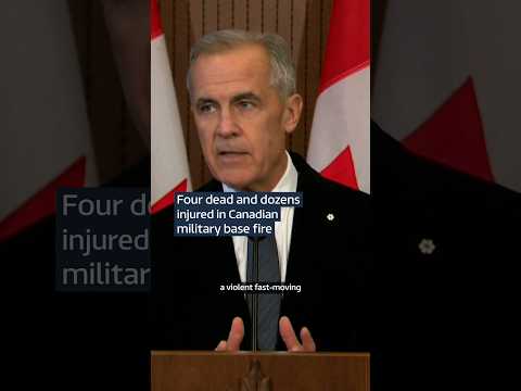 Four dead and dozens injured in Canadian military base fire