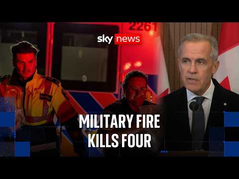 ‘The nation is in mourning’ after four troops die in Canada base fire, says Mark Carney
