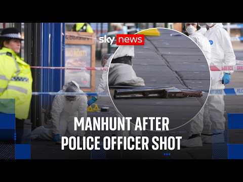 Manhunt underway after police officer shot with sawn-off shotgun in Nottingham