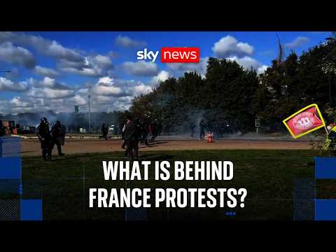 How student protests escalated into violent clashes across France
