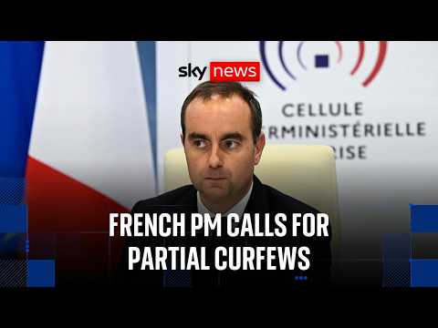 French prime minister calls for partial curfews after crisis meeting on protests